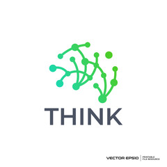 Abstract brain logo vector illustration