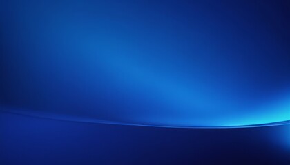 Abstract background with royal blue waves, minimalistic gradient blue backdrop.