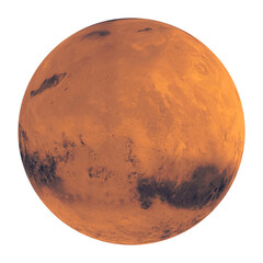 Planet Mars Isolated