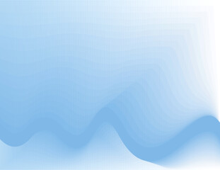 a composition of abstract planes and shapes with gradient shades of light blue as one of the visual design elements