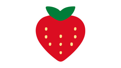 cartoon strawberry vector shape