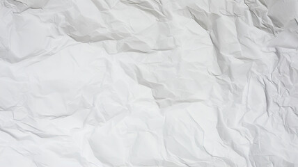 Fototapeta premium Texture of Crumpled White Sheet paper