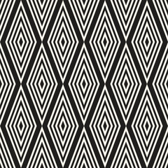 Vector seamless pattern. Repeating geometric elements. Stylish monochrome background design.