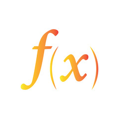 formula sign symbol vector icon