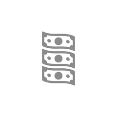 Money flat icon design vector graphic of template, sign and symbol 