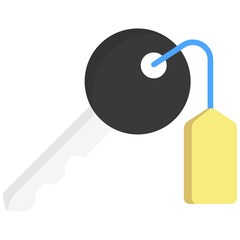 key multi color icon, use for modern concept, app, and web development	.