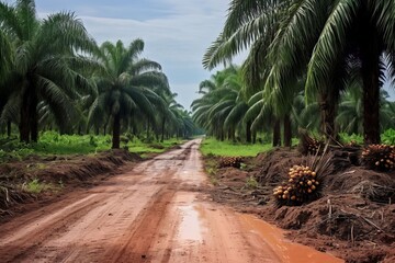 Obraz premium Palm Oil Plantation