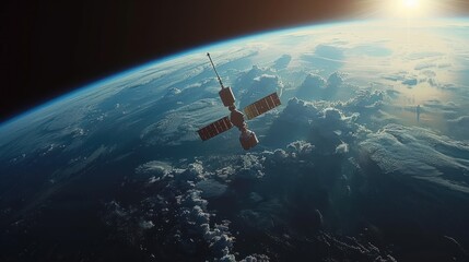 Satellite soars in orbit for global connection