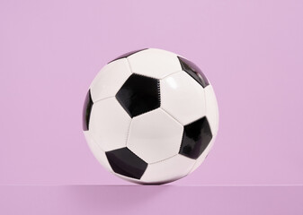 Soccer ball and active lifestyles. Play and sport.