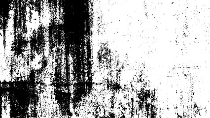 Grunge Black And White Urban Vector Texture Template. Easy To Create Abstract Dotted, Scratched.  Dark Messy Dust Overlay Distress Background. Vintage Effect With Noise And Grain.
