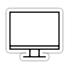 Icones symbole logo email ordinateur courrier gras relief