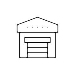 Icones symbole logo stockage entrepot logistique
