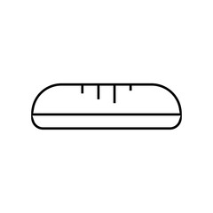 Icones symbole picto boulangerie baguette logo fin