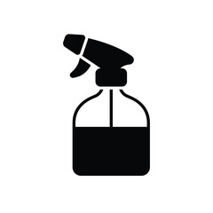 Water Spray Bottle icon vector stock illustration
