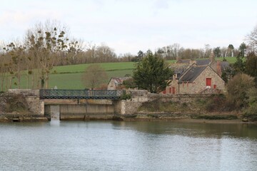 Obraz premium Moulin à marée