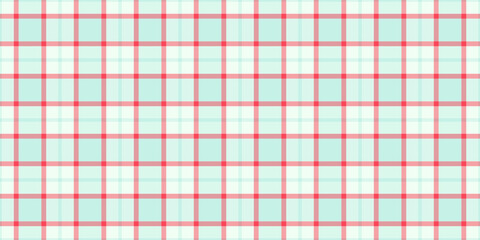 Sexual background textile check, heritage fabric plaid seamless. Ornament pattern texture tartan vector in light and red colors.