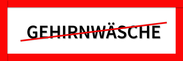 Gehrinwäsche Button