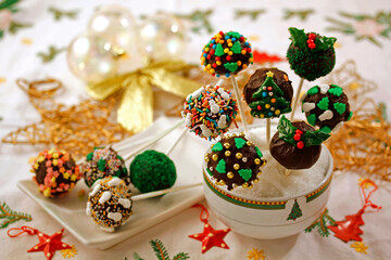 Christmas cakepops.