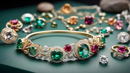 "Unleash your inner gemologist and explore the intricate details of each gemstone category. From the sparkling brilliance of diamonds to the earthy allure of emeralds, our AI platform will bring your 