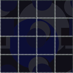 seamless pattern on autumn theme. Trendy print with cute embroidery of flowers and leaves