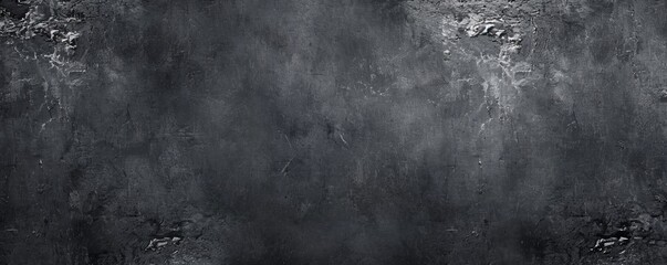 black grey anthracite stone concrete texture background panorama banner long, Generative AI - obrazy, fototapety, plakaty