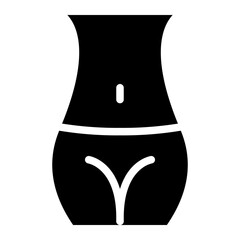 Female Body Slimming icon.