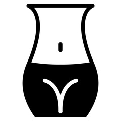 Female Body Slimming icon.