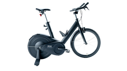 Elevate Your Cardio Routine with an Upright Stationary Bike on Transparent Background