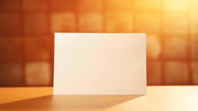 A picture of white paper on a cozy background

