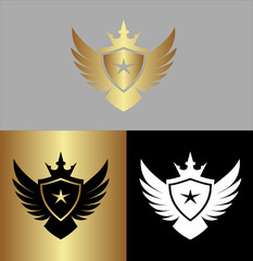 Royal Guardian logo or Security Protection Guard Emblem