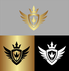 Royal Guardian logo or Security Protection Guard Emblem