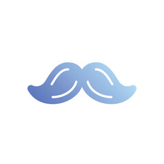 Moustache icon vector stock illustration