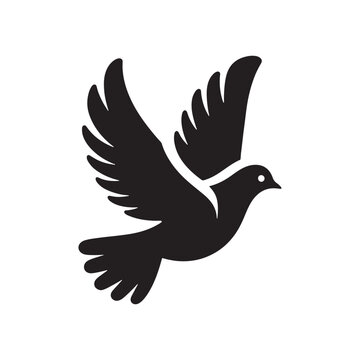 recommend clip art: Urban Elegance: Vector Pigeon Silhouette - Capturing the Grace and Beauty of City's Beloved Feathered Residents in Elegant Form.