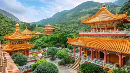 Ching Chon Koon Monastery in Tuen Mun Hong Kong