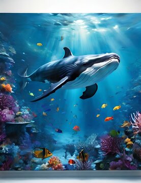 shark in aquarium