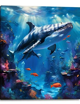 shark in the sea