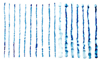 Hand drawn watercolor high definition texture isolated on white canvas
