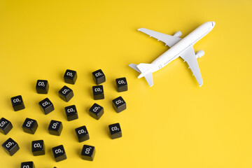 A passenger plane leaves behind CO2 emissions in the form of cubic measures. Assessing their...