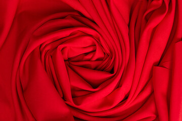 red silk background