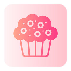 cupcake gradient icon