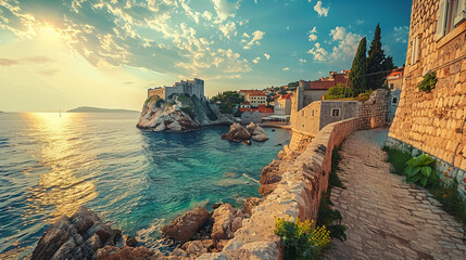 Dalmatian coast - obrazy, fototapety, plakaty