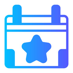 calendar event gradient icon