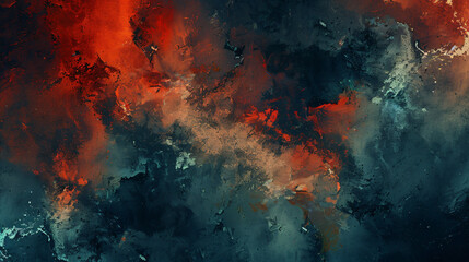 Digital painted abstract designcolorful grunge