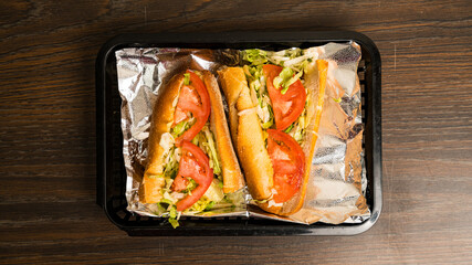 Philly cheesesteak hoagie