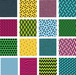 set pattern abstract backgraunds