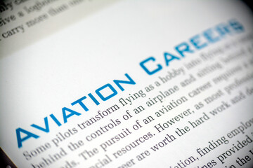 Aviation Careers chapter of an aviation manual