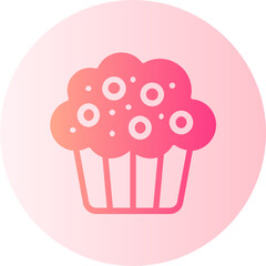cupcake gradient icon