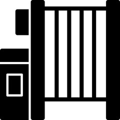 Factory Gate Icon