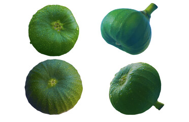 unripe green figs