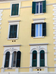 Fototapeta na wymiar Windows in a house